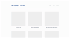 Desktop Screenshot of alessandraforesto.com